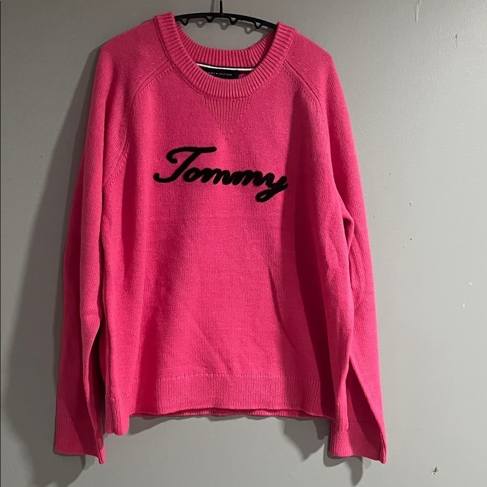 Tommy Hilfiger Vibrant Pink Knitwear Large